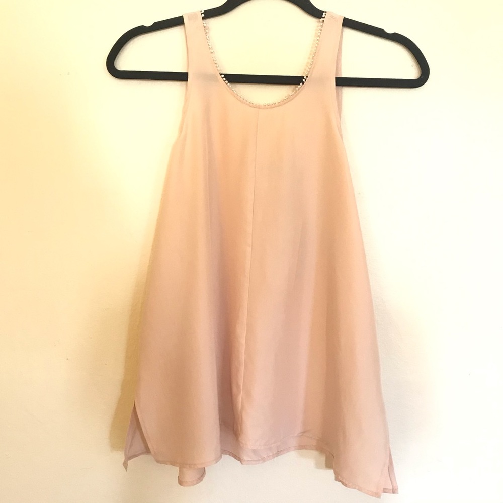 NEW with defect Giada Forte Pink Silk Tank Top